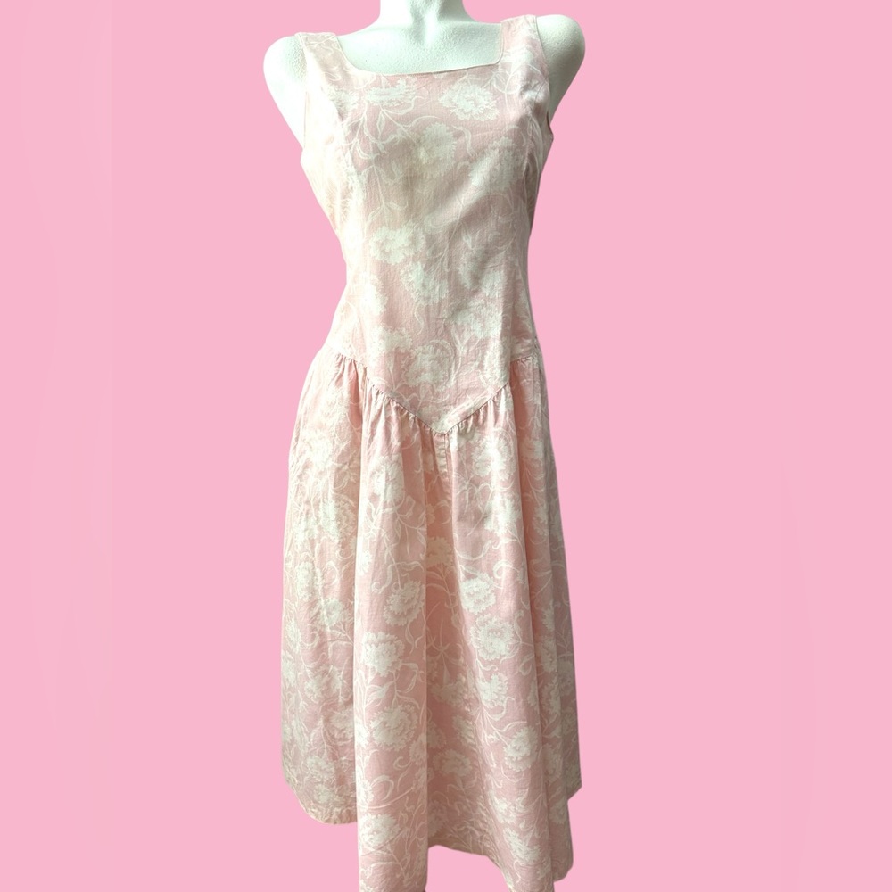 VTG Toni Blair of California pastel print dress